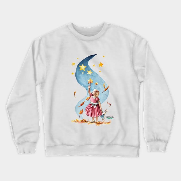 La Fame Bellissima - Stelle Crewneck Sweatshirt by ElisaZanoliArt